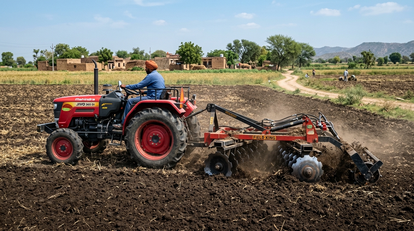 Lasermatik 7 Disc PTO Rotary Harrow