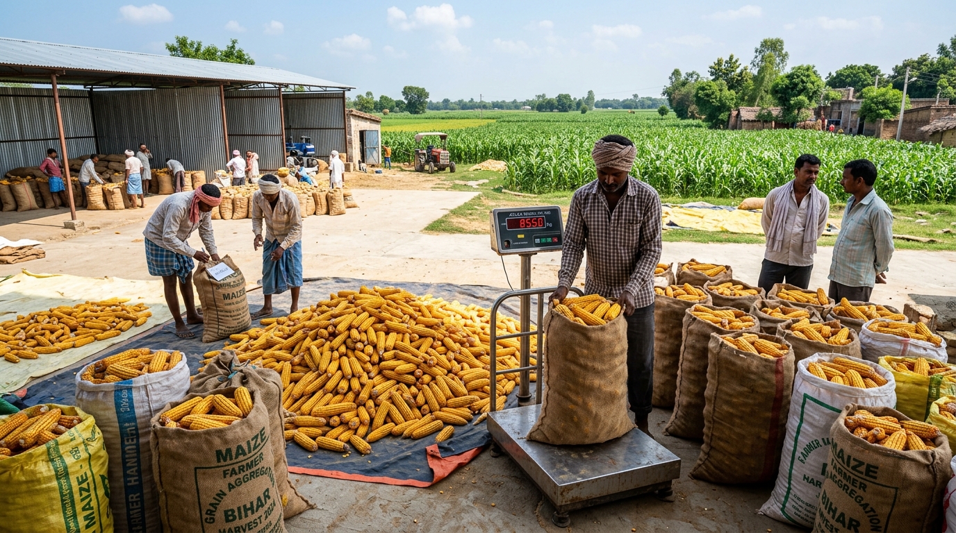 A&A Innovation Labs Maize Aggregation Center in Supaul Bihar